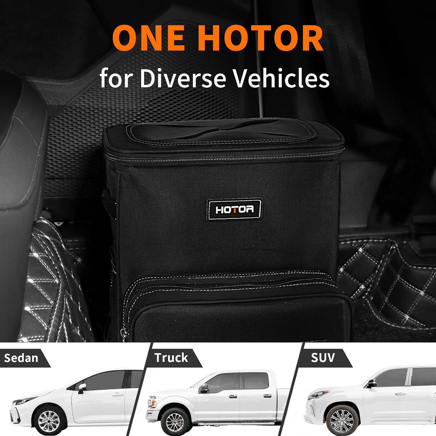 The Hotor car trash can is 50% off on  for Black Friday