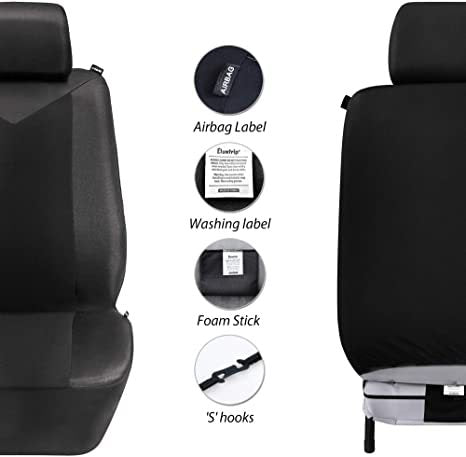 Universal Waterproof Black Car Seat Cover For Vehicles